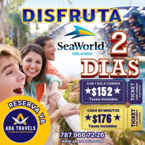 seaworld 2 días