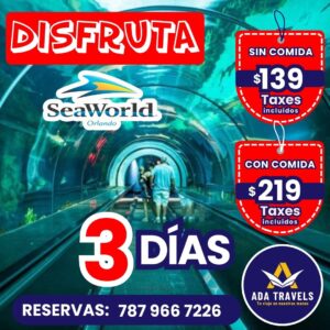 seaworld orlando 3 dias